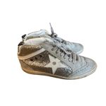 Free Bird Suede/Leather Glitter Mini Wedge Sneakers women’s size 9 Photo 2