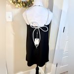 C/MEO COLLECTIVE NWT Elevate Sparkle Strappy Mini Little Black Dress Sz 4🧡 Photo 4