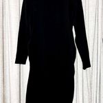 Old Navy  Maternity Black Long Sleeve Bodycon Fitted Midi Dress Size Large Photo 0