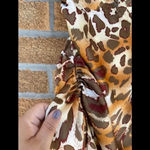 Miss Lola  Safari Sunsets Ruched Dress medium Photo 4