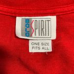 Vintage Nightshirt Red White Christmas Santa Teddy Plaid Bow Festive Custom OOAK Size XXL Photo 9