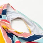 Marina West One Piece Swimsuit Womens Medium Rainbow Multi Stripe Beachy Summer Photo 8