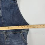 Free People Torn Up Denim Overall Jumper Mini Dress Women Sz 4 Boho Fray Hem Photo 5