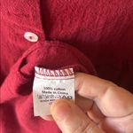 Zanzea  Burgundy Button-Up Blouse xxl Photo 3