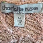 Charlotte Russe Vintage  dusty Rose Fringe Tank Vest Medium Photo 3