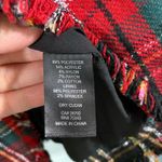 Rachel Zoe Plaid Metallic Thread Tweed Double Breasted Fray Edge Blazer Size S Photo 6