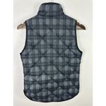 J.Crew Womens Plaid Quilted Down Vest XXS Gray Equestrian Preppy Quiet Luxury Photo 3