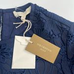 Ann Mashburn NWT  Francine embroidered lace dress navy sz XS Photo 3