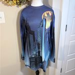 Dolls Kill  x DC Batman Symbol Gotham City Comic  Long Sleeve Shirt ~Small💛 Photo 1
