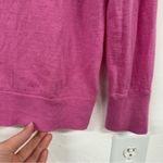 Banana Republic Pink Merino Wool Crew Neck Sweater Women XL Pullover Fall Barbie Photo 4