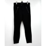 J.Crew Pixie Pants Black Skinny Ponte Knit Leggings Zip Pocket B3985 Sz 2 Short Photo 2