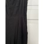 Madewell Grace Cap Sleeve Wide Leg Crop True Black Jumpsuit US Women's Sz 4 Photo 4
