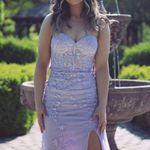 Prom Dress Purple Size 4 Photo 0