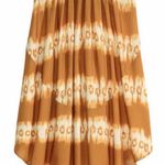 H&M NWT Womens  Mustard Flowy Boho Skirt - Sz 10 Photo 2