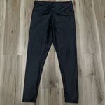 Andrew Marc Sport Black Faux Leather Athletic Leggings Women’s Large Photo 1