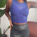 Urban Outfitters Dark Blue Mesh X Top Photo 1