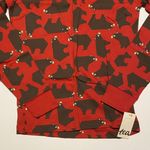 NWT Tea Collection Adult Pajama Top XS Red Photo 2