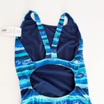 [Sporti] Wide Strap Blue Deepwater Racerback Competition Swimsuit NWT Size 40 Photo 5