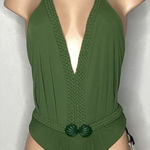 New. Johanna Ortiz green Seashell swimsuit. Small. Retails $495 Green Photo 0