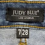 Judy Blue Relaxed Fit Mid Rise Distressed Denim Jeans JB8271DK Size 7/28 Photo 5