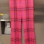 Trina Turk 💕💕 Starburst Pant ~ Planetary Plaid Aurora Pink Multi 10 NWT Photo 6