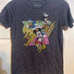 Disney  Mickey Mouse Donald Goofy Pluto Retro Graphic T Shirt Top Size SM Photo 0