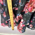Trixxi Mini Dress XXL Black Floral Chiffon Cottagecore Romantic Fairy Whimsigoth Photo 7