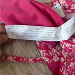 ZARA Pink Floral Corset Bodysuit Side Zipper Closure Size M Photo 12