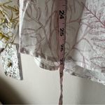 Aura  floral colorblock button down‎ shirt linen blend Women’s SIZE SMALL new Photo 6