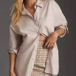 Anthropologie Maeve Bennett button down Grey size small Photo 0