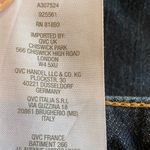 QVC Du Jour Floral Distressed Ankle‎ Jeans 18W Blue Photo 12