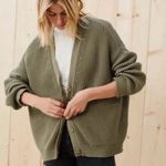 Jenni Kayne  Cotton Cocoon Cardigan Sweater Sage Green Photo 0