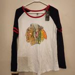 Womens Chicago Blackhawks long sleeve shirt Size small nwt Photo 0