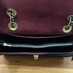 Coach 75575 Parker Polished Pebbled Leather Turnlock Oxblood Chain Shoulder Bag Photo 7