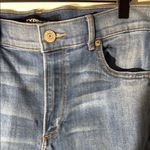 EXPRESS  Blue Floral Embroidered Women's Jeans Photo 3