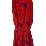 Tucker 100% Silk made in USA dress red women's size small Photo 0