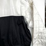 Lavon Vintage Nylon Windbreaker Jacket Womens XL Black White Houndstooth 90s Photo 8