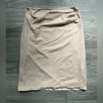 SPANX Assets Cream Mesh Lace Skirt Shapewear Size XL Tan Photo 0