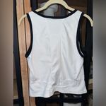 Nike  workout tank top fitted embroidered logo sweat wicking sporty contrast Photo 2