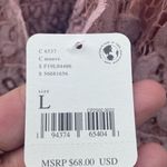 Free People NWT Womens large mauve pink Adella lace cross strap cami tank top Photo 7