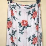 American Eagle Women’s Floral Print Button-Up Slit Tiered Maxi Skirt Photo 6