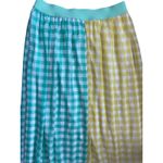 Eva Franco Lynsey Gingham Maxi Skirt Yellow Motif Size XS Photo 7