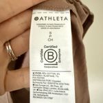 Athleta NWT Out Bound V-Neck Short Sleeve Tee with Cinching in Brown Size M Photo 5