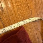 A New Day burgundy knit accordion pleat midi skirt size M Photo 4