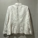 Preston & York NEW  blazer Jacket Brocade White Size 12 Party Holiday Cocktail Photo 8