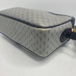 Gucci  Micro Web GG Monogram Crossbody Bag Canvas Navy Gold‎ Vintage Italy Photo 8