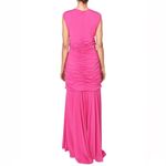 Rene Ruiz Hand Draped 2 in 1 Zip Off Stretch Knit Dress Pink Women’s Sz 6 NWT Photo 5
