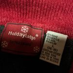 Vtg Y2K snowflake winter zip down cardigan Size L Photo 1