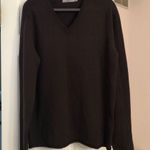 7 For All Mankind Black V Neck Sweater Photo 4