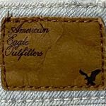 American Eagle  Jean Shorts Juniors 00 Cutoff Raw Hem Distressed Light Wash Y2K Photo 6